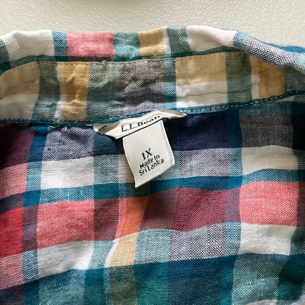 L L Bean plan top in 1x